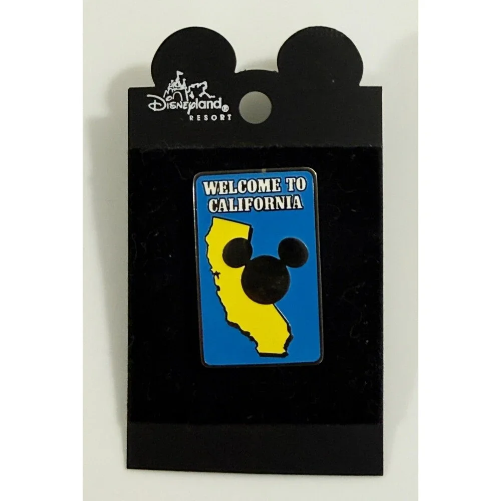 Disney Pin Welcome To California Mickey Mouse‎ Pin